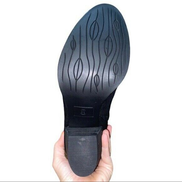 American Rag Tegan Black Leather Dress Boots Size 6.5M New - Picture 5 of 8